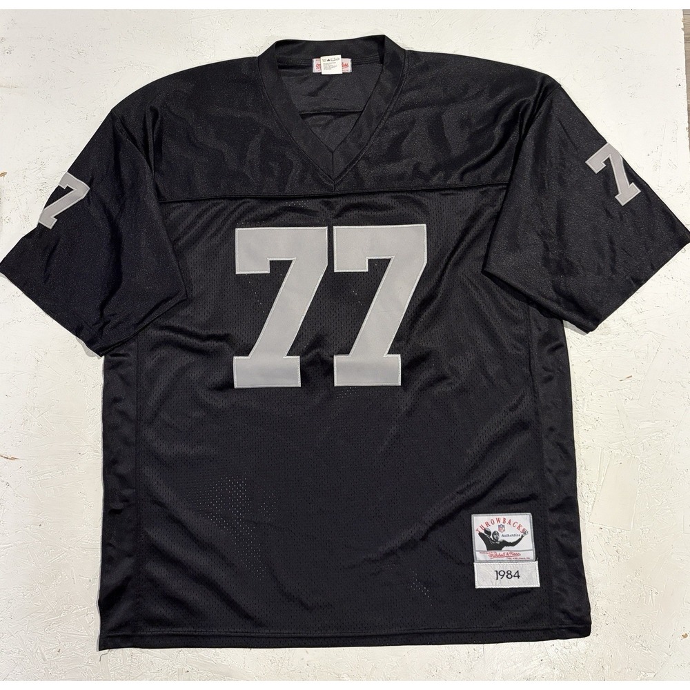 Authentic Mitchell & Ness 1984 Lyle Alzado Los Angeles Raiders Jersey Sz 56 3XL